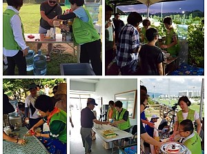 [16. 8. 11~22] 화랑대기 전국유소년축구대회 급수봉사